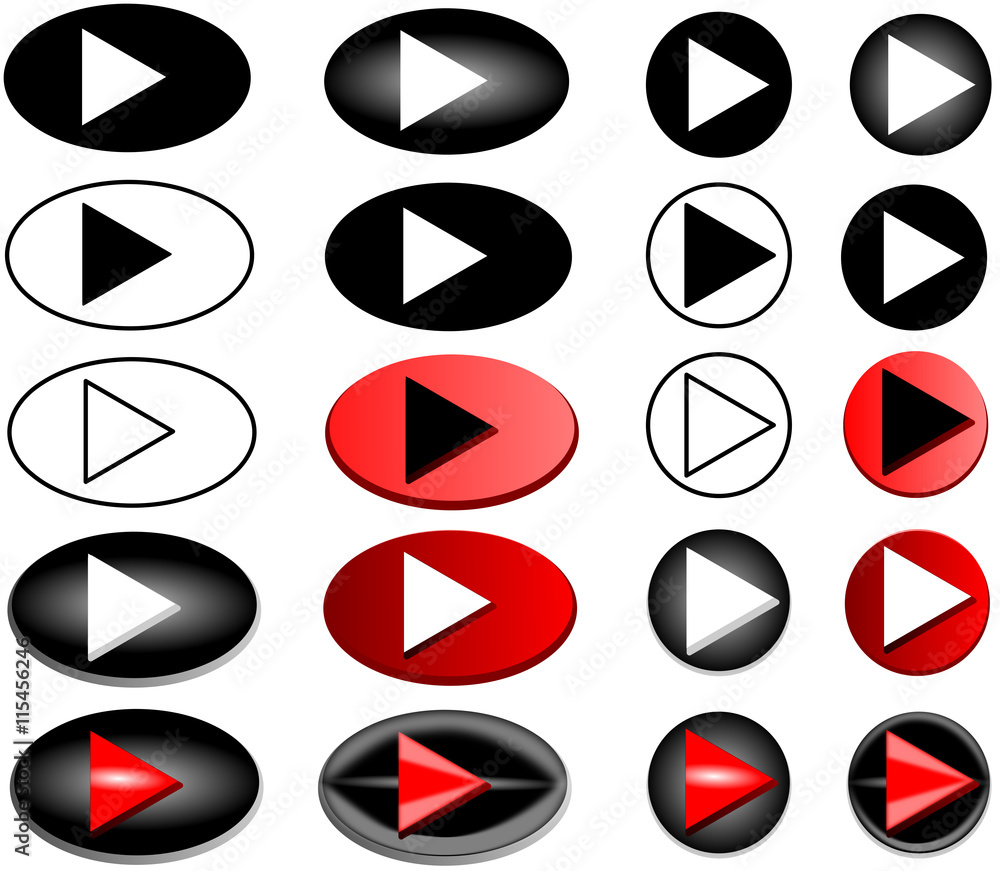 Play Icon - Button Play Icon - Button