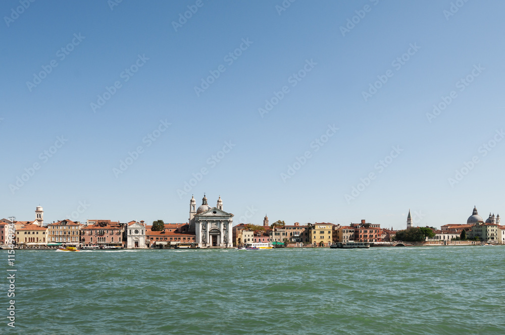 Venedig / Touristisches Reiseziel, Stadtansicht von Venedig in Italien.