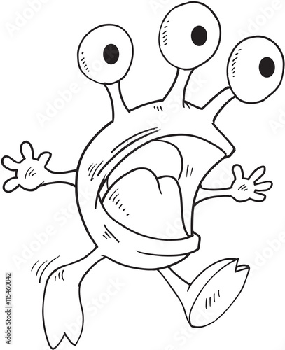 Monster Vector Illustration Art