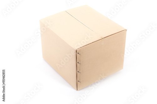 Cardboard box. Front View © rufous