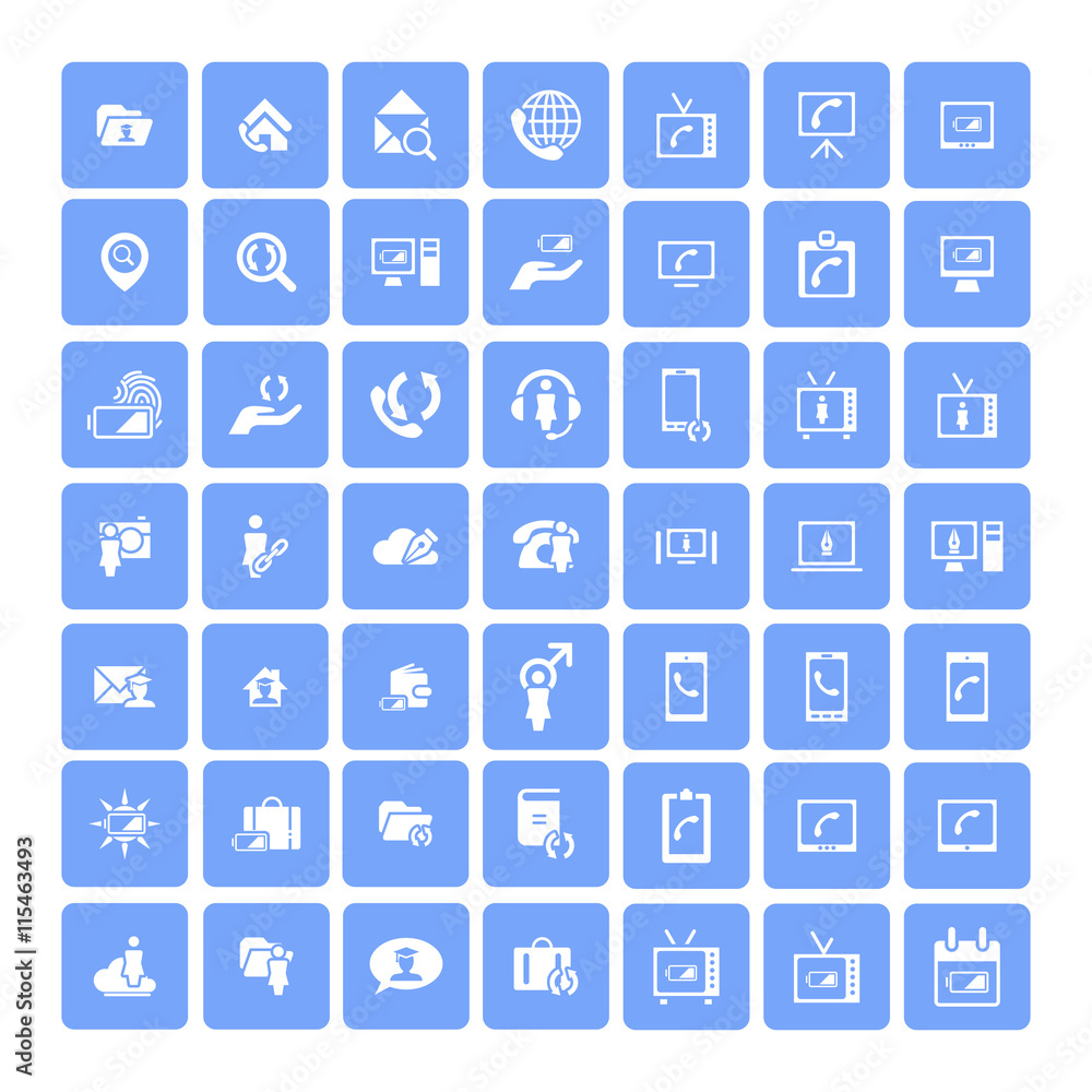 Set of 49 Universal Icons. Business, internet, web design. Set of 49 Universal Icons. Business, internet, web design.