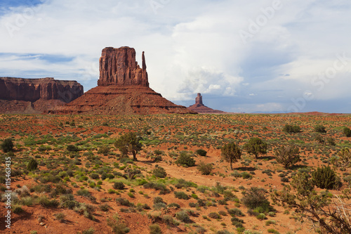 West Mitten Butte in the National Park Of Monument Valley, USA 