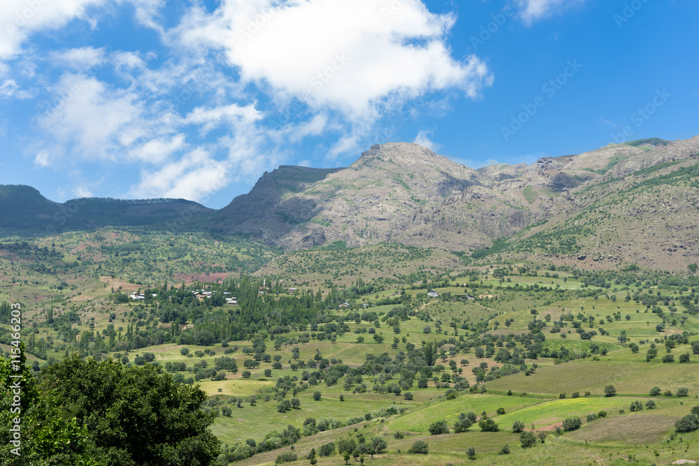 Summer Mountain Plateau Highland with Giresun - Turkey - Black S Summer Mountain Plateau Highland with Giresun - Turkey - Black S