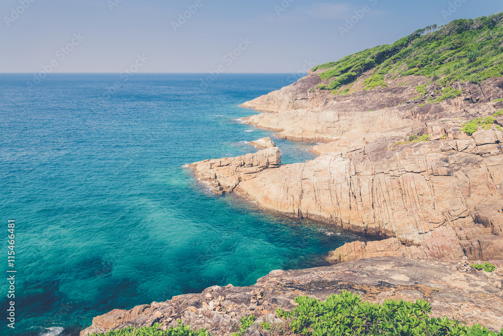 View point at Tachai island, Paradise seascape, Phang nga, Thail