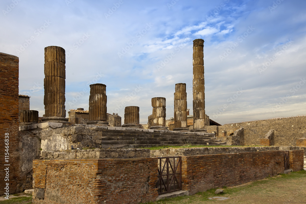 Italy. Ruins of Pompey.
