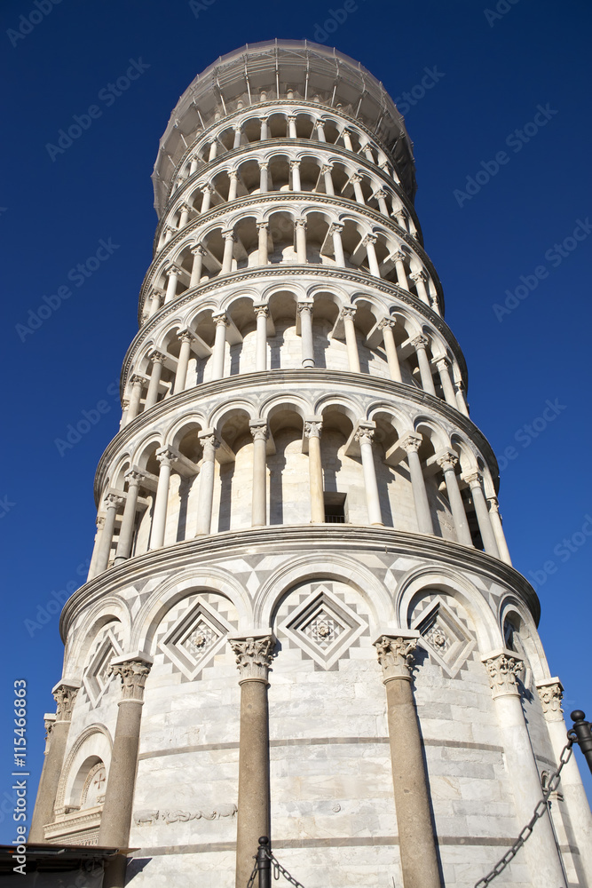 Italy. Pisa. The Leaning Tower of Pisa