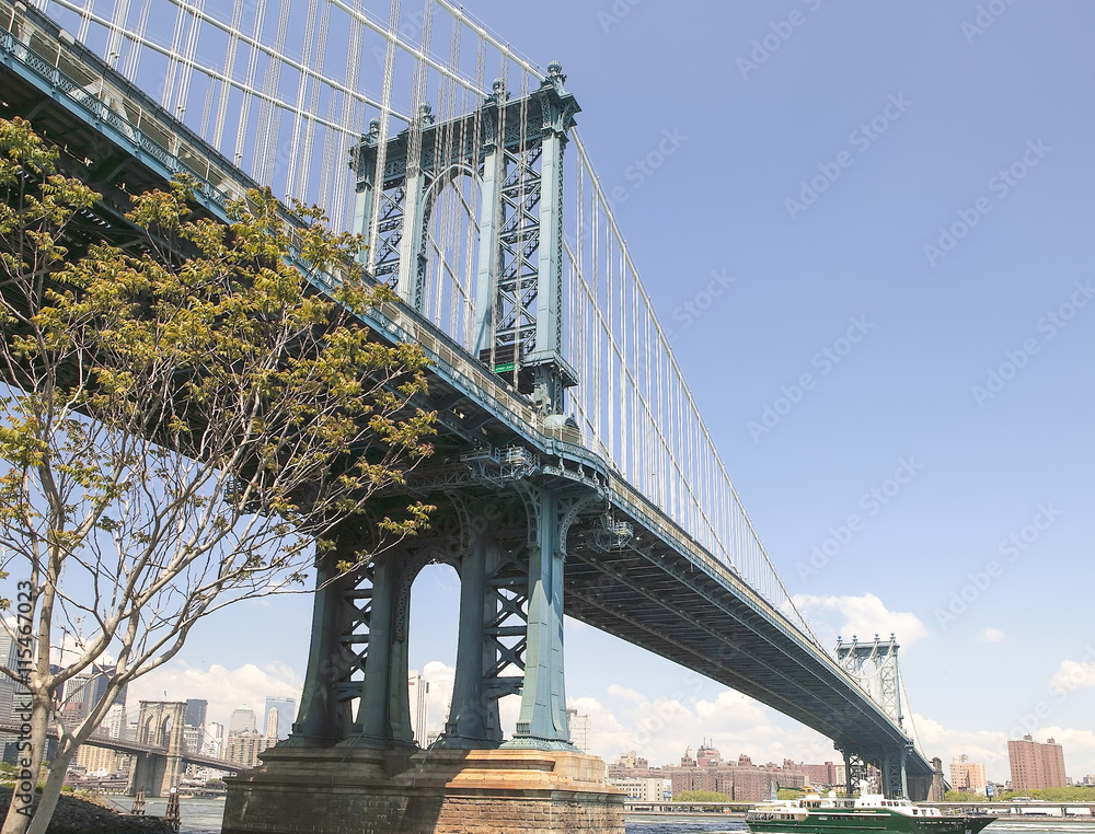 Obraz premium The Manhattan bridge