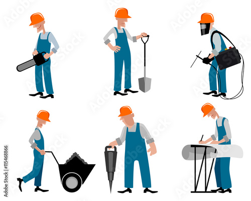 Six builders set
