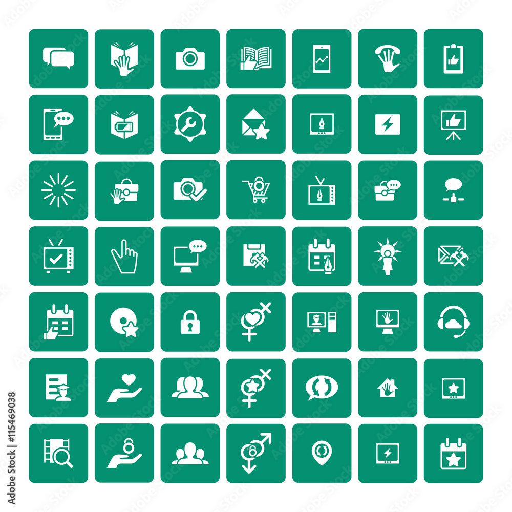 Set of 49 Universal Icons. Business, internet, web design. Set of 49 Universal Icons. Business, internet, web design.
