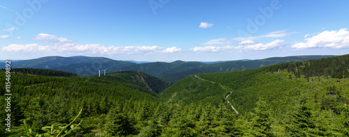 Jesenik mountains in sunny day © luzkovyvagon.cz