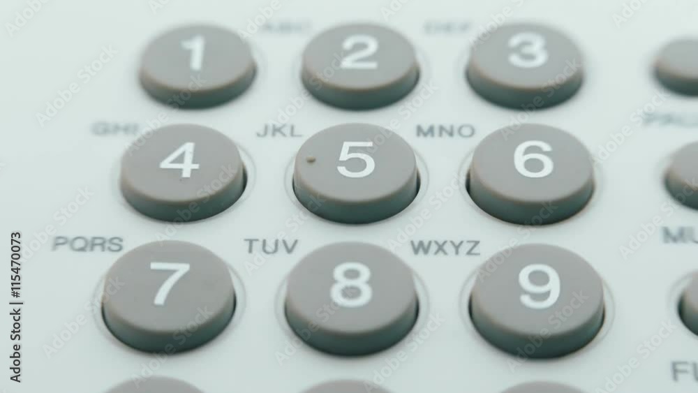 Hand picks up the phone, dials Emergency Number 911 Hand picks up the phone, dials Emergency Number 911
