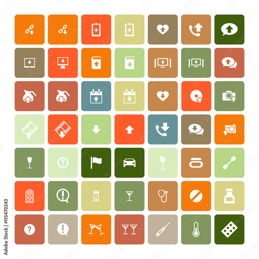 Set of 49 Universal Icons. Business, internet, web design. Set of 49 Universal Icons. Business, internet, web design.