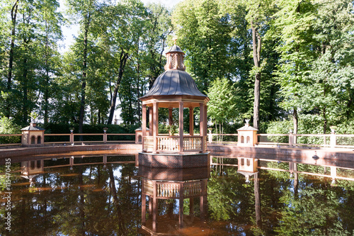 Bosquet "Menazheriyny pond" in the Summer Garden of Saint Petersburg