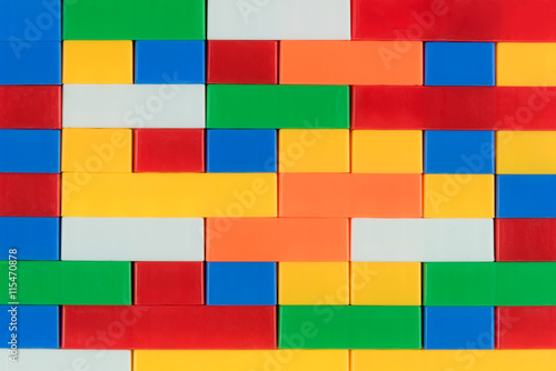 Colorful building block, toy for children,texture background