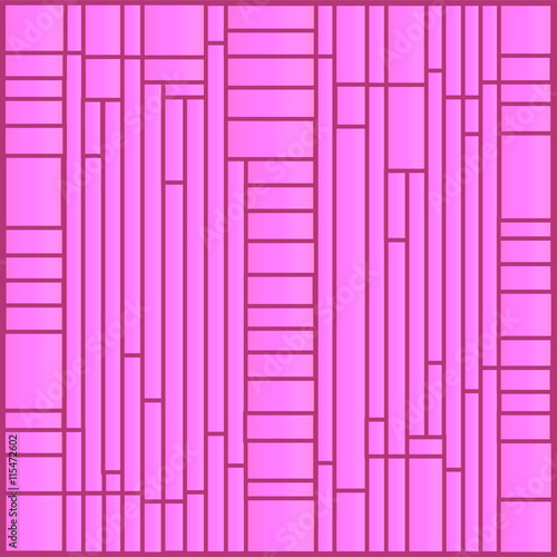Mosaico de retângulos verticais e horizontais na cor rosa