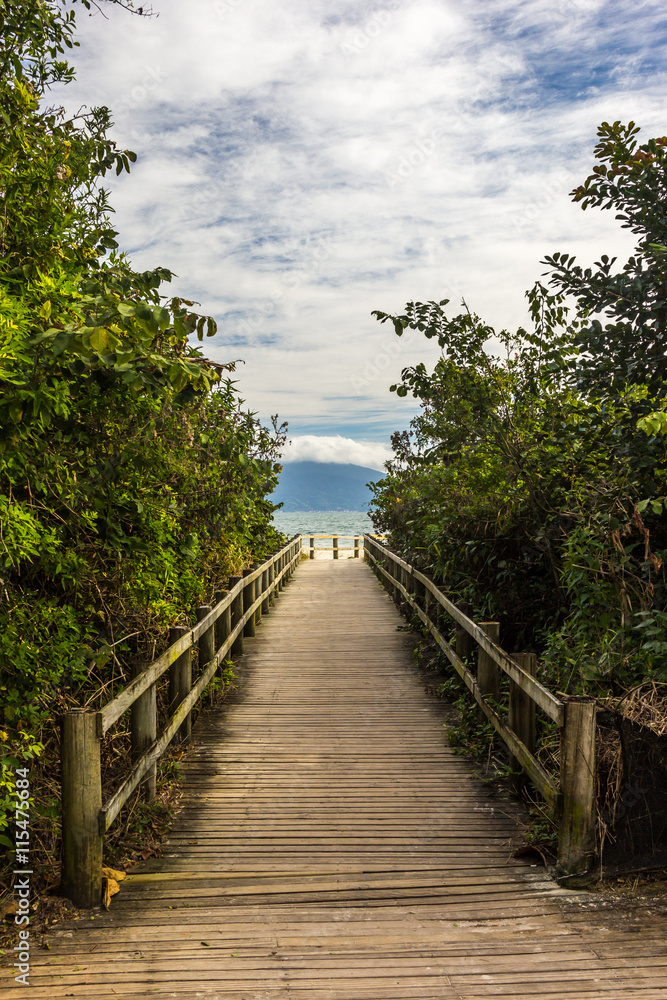 Caminho para praia. Caminho para praia.