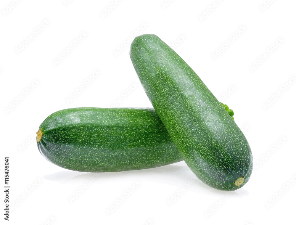 green zucchini vegetables isolated on white green zucchini vegetables isolated on white