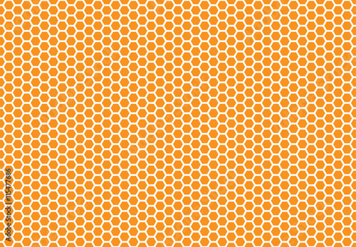 Honey bee comb background pattern.  Honeycomb seamless background. Simple texture. hive bees wax Illustration. Vector print