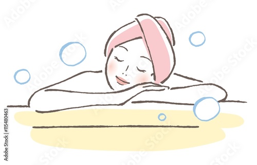 女性　入浴