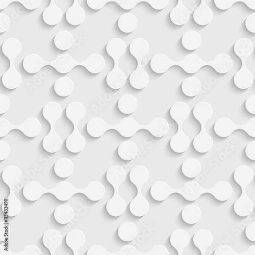 Seamless Curved Shape Pattern