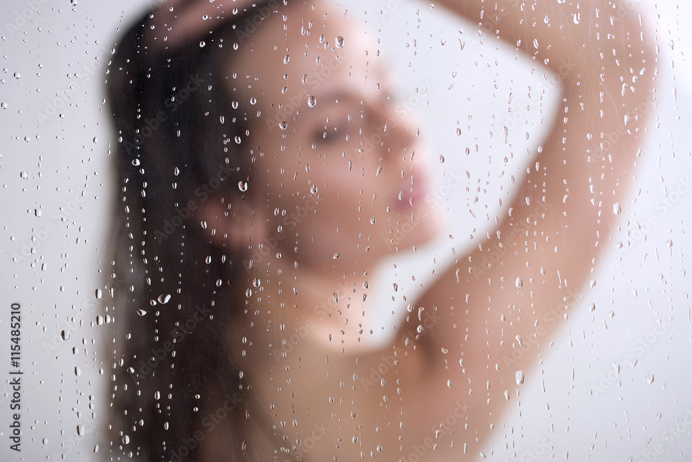 weeping glass with woman weeping glass with woman