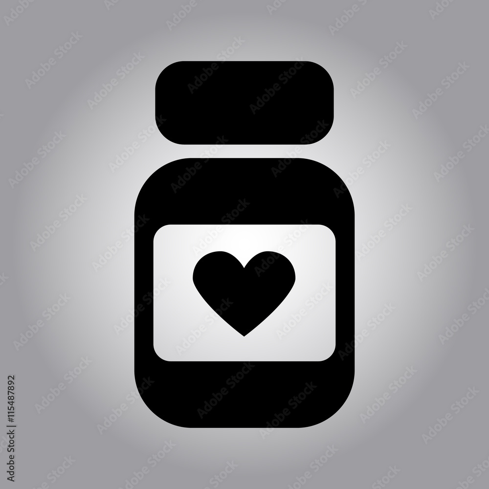 bottle of vitamins icon bottle of vitamins icon