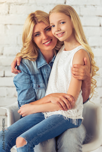 Mom and daughter © VadimGuzhva