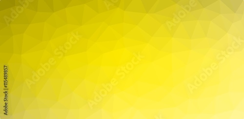 Geometric tile mosaic with yellow triangles. Abstract polygonal and low poly pattern background. Ideal for screen wallpaper or other works and design.