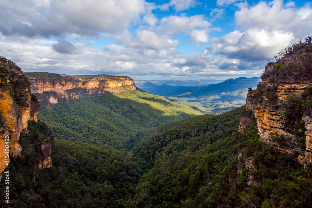 Naklejka premium Blue mountains national park, Australia