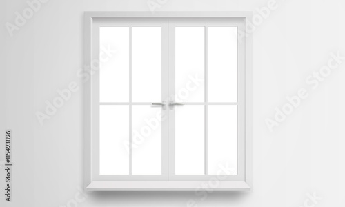 Modern window isolated