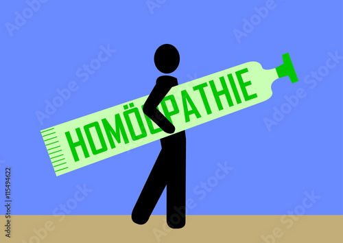 Illustration Homöopathie; Alternativmedizin; Gesundheit; Arznei