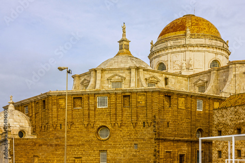 Cadiz, Spain. Cupola of Cathedral church. photo