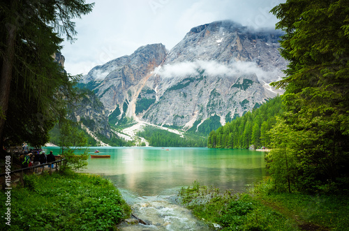 Lake of Braies, Trentino, Italy © afinocchiaro
