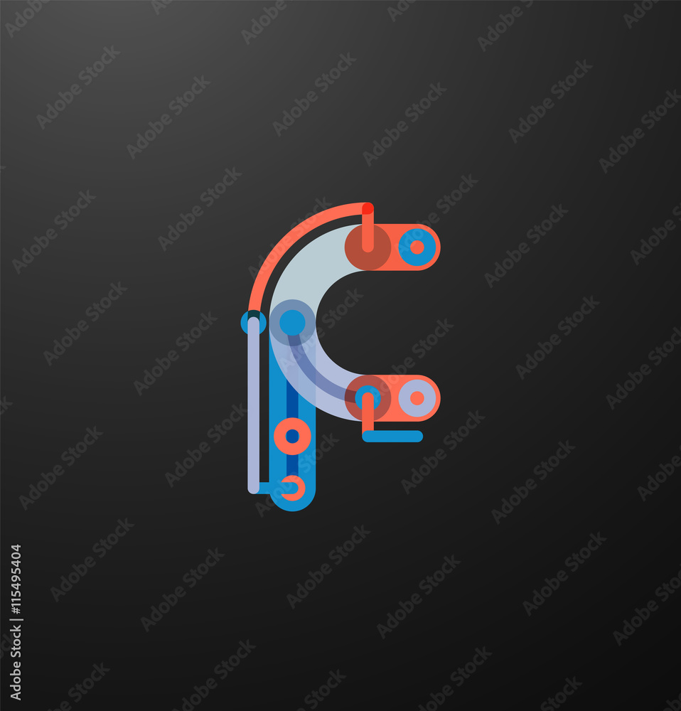 Company branding logo of initial letters Company branding logo of initial letters