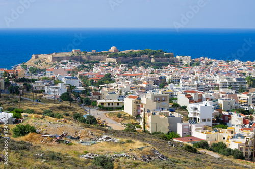 Cityscape of Rethymnon, Crete, Greece