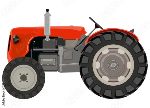 Red tractor