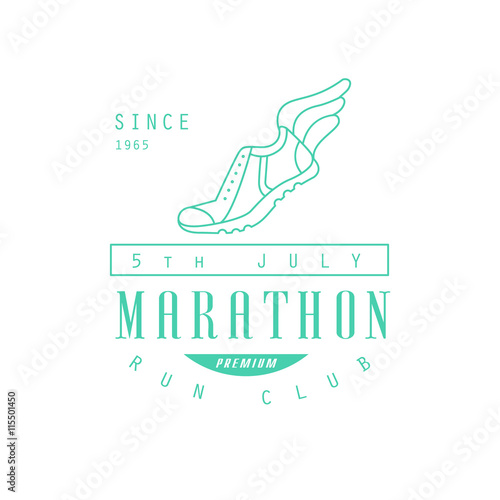 Run Club Green Label Design