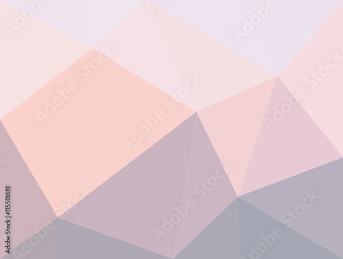 Multicolor pink triangels.