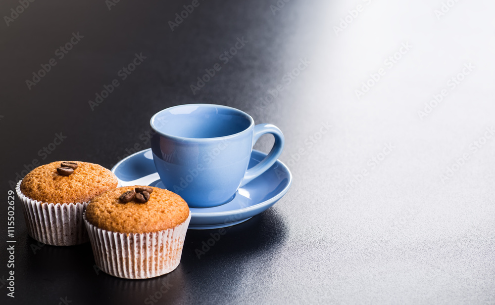 coffee cup background with coffee beans coffee cup background with coffee beans