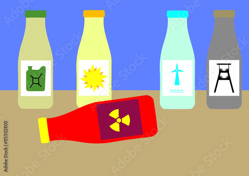 Illustration Energien; Atomkraft; Technologie; Ausstieg; Kernkraft; Reaktor