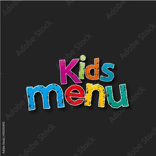 kids menu