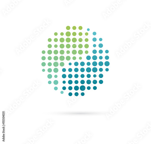 Alternative, Chinese medicine and wellness, yoga, zen meditation concept - vector yin yang icon, logo