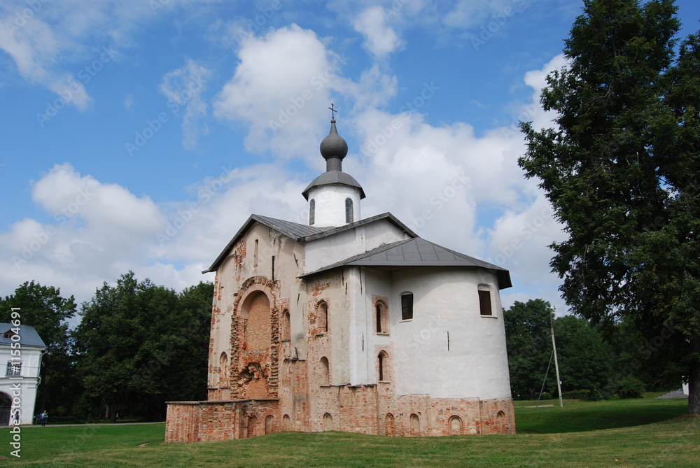 old church with the exposed brickwork