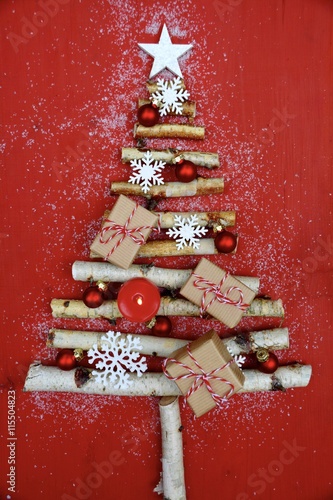 Grußkarte - Weihnachtsbaum