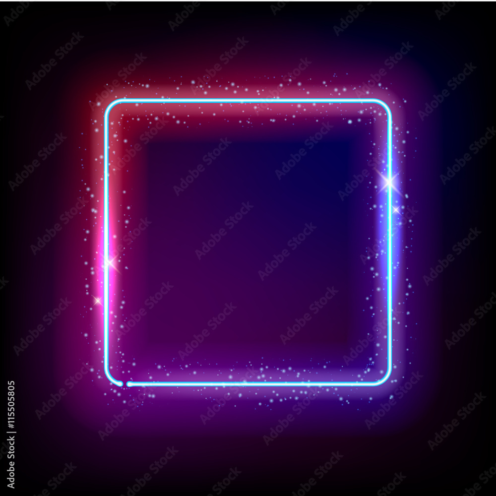 Obraz premium Neon background abstract vector illustration.