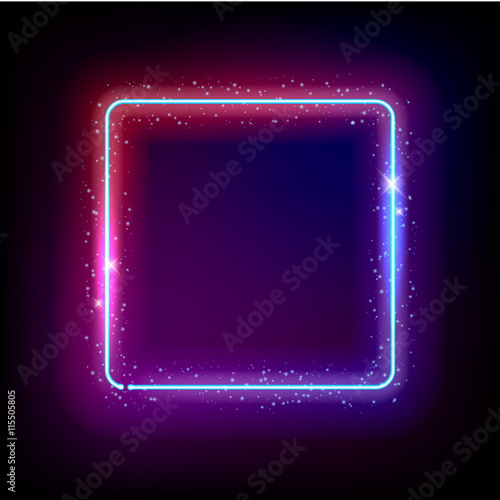 Neon background abstract vector illustration.