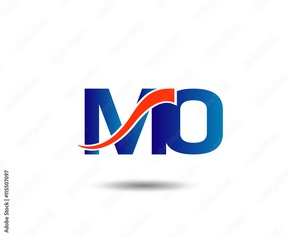MO company linked letter logo
MO company linked letter logo