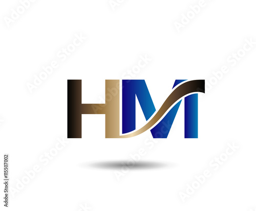 H and M logo vector
