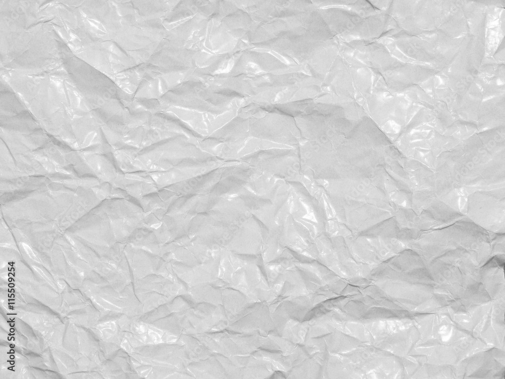 Obraz premium Crumpled white paper background
