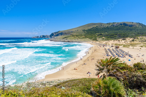 Cala Mesquida - beautiful beach of island Mallorca, Spain